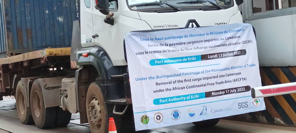 ZLECAF: LA PREMIÈRE CARGAISON IMPORTEE SORT DU PORT DE KRIBI