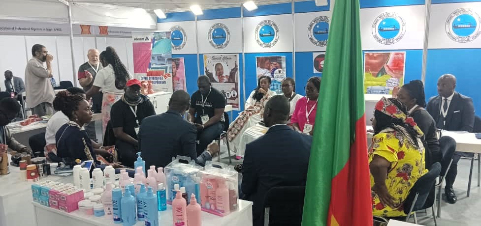Promotion de la ZLECAf par Afreximbank au stand du CNCC